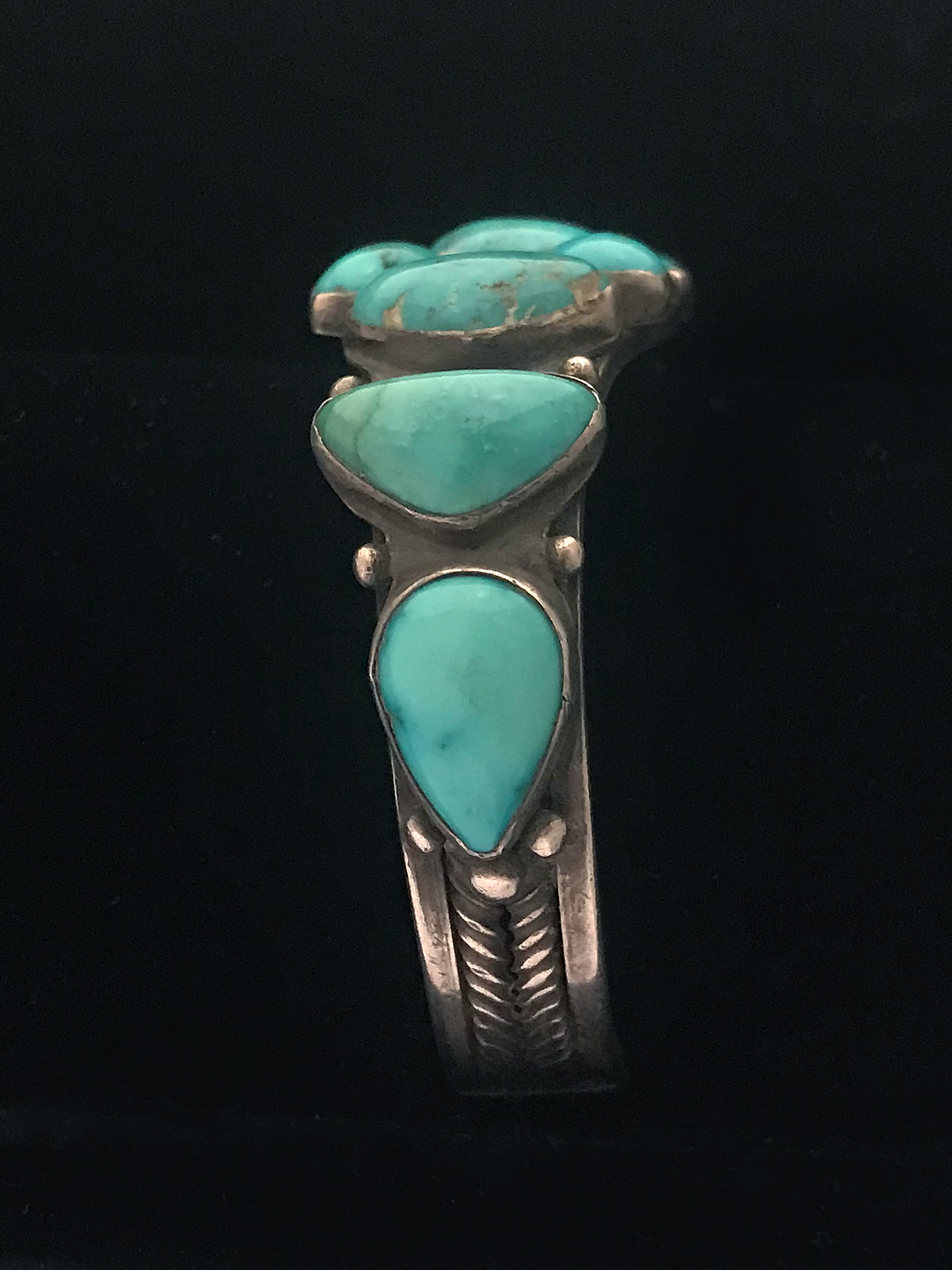 Navajo turquoise bracelet, 1930s